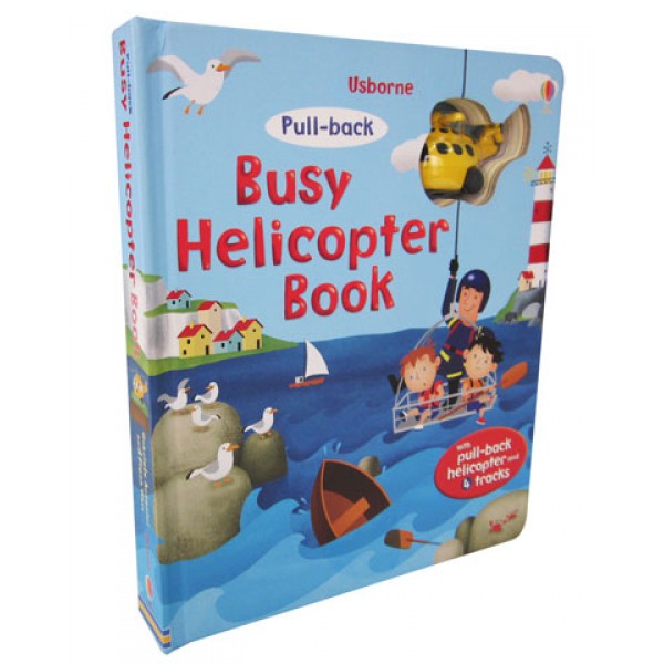 Pull-Back Helicopter Book - Usborne - BabyOnline HK