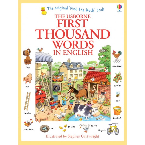 First Thousand Words in English - Usborne - BabyOnline HK