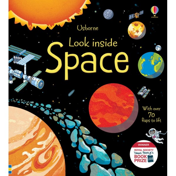 Look Inside Space (Flap Book) - Usborne - BabyOnline HK