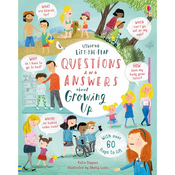 Lift-the-Flap - Questions and Answers about Growing Up - Usborne - BabyOnline HK