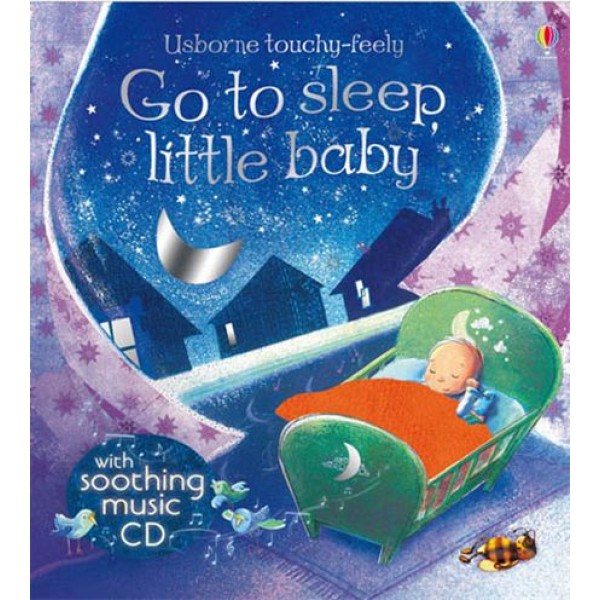Touchy Feely Go To Sleep Little Baby (with CD) - Usborne - BabyOnline HK