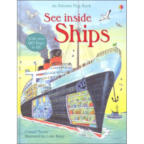See Inside Ships (Flap Book) - Usborne - BabyOnline HK