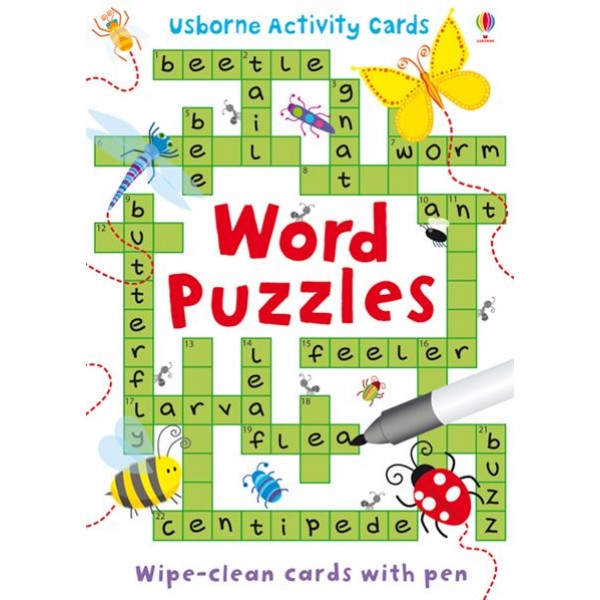 Activity Cards - Word Puzzles - Usborne - BabyOnline HK