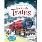 See Inside Trains (Flap Book) - Usborne - BabyOnline HK