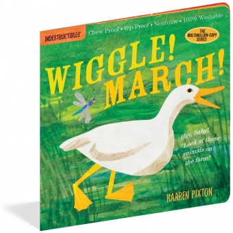 Indestructibles Book for Baby - Wiggle! March!