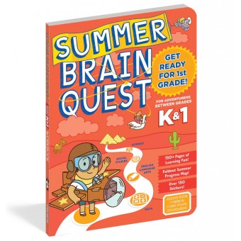 Summer Brain Quest Workbook - K & 1 - Get Ready For 1st Grade!