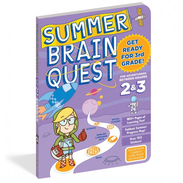 Summer Brain Quest Workbook - 2 & 3 - Get Ready For 3rd Grade! - Workman - BabyOnline HK