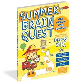 Summer Brain Quest Workbook - PreK & K- Get Ready For School!