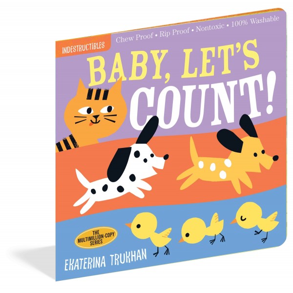 Indestructibles Book for Baby - Baby, Let's Count! - Workman - BabyOnline HK