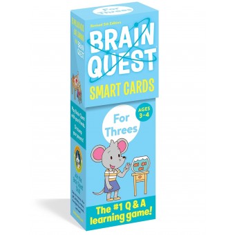 Brain Quest Smart Cards For Threes (5th Edition) Age 3-4