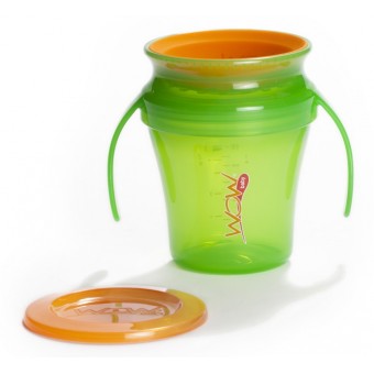 Juicy! Wow Baby Cup - Translucent Green - 7oz