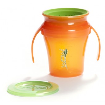 Juicy! Wow Baby Cup - Translucent Orange - 7oz