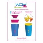 Juicy! Wow Cup - Translucent Yellow - 9oz - Wow Gear - BabyOnline HK