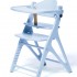 Affel - 日本大和屋木製幼兒餐椅 (貝殼藍)