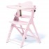 Affel - Wooden Baby High Chair (Milky Pink)