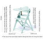 Affel - 日本大和屋木製幼兒餐椅 (香草綠) - Yamatoya - BabyOnline HK