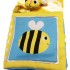Baby Soft Book - Animal Colours with Rattle (Yellow)