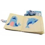 Baby Soft Book - Animal Colours with Rattle (Blue) - YoYo Books - BabyOnline HK