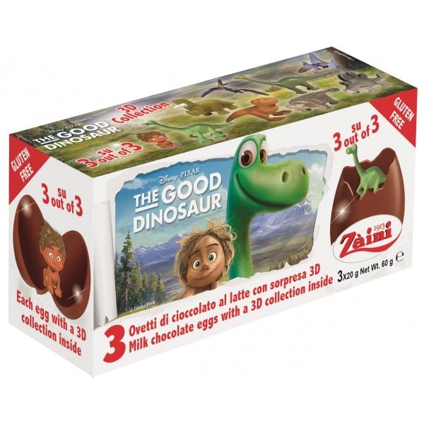 Milk Chocolate Egg with a Surprise - The Good Dinosaur (3 x 20g) - Zaini - BabyOnline HK