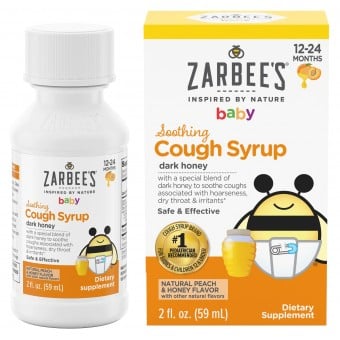 Zarbee's - Baby Cough Syrup (Natural Peach & Honey Flavor) 2oz