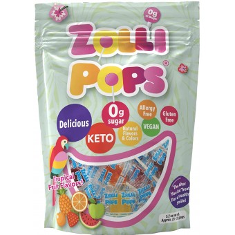 Anti Cavity Lollipops (Assorted Tropical) ~ 23 - 25 lollipops