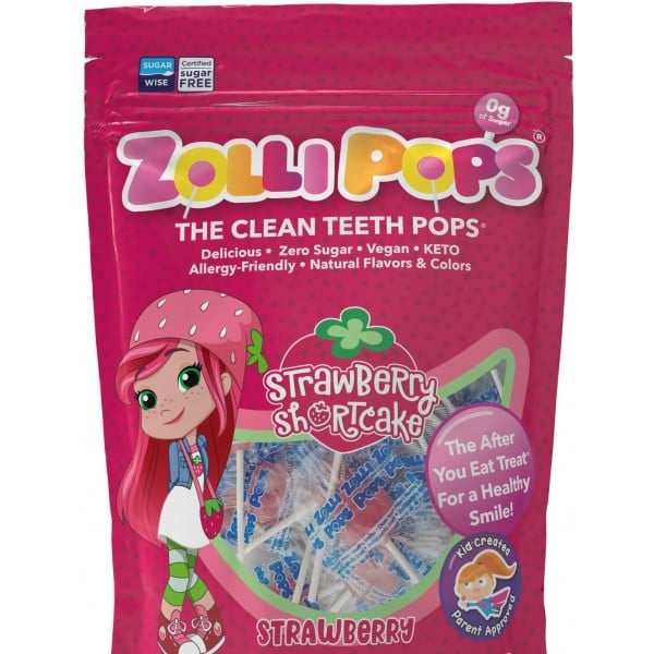Anti Cavity Lollipops (Strawberry) - 15 lollipops - Zollipops - BabyOnline HK