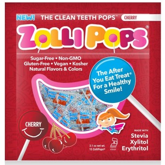 Anti Cavity Lollipops (Cherry) - 15 lollipops