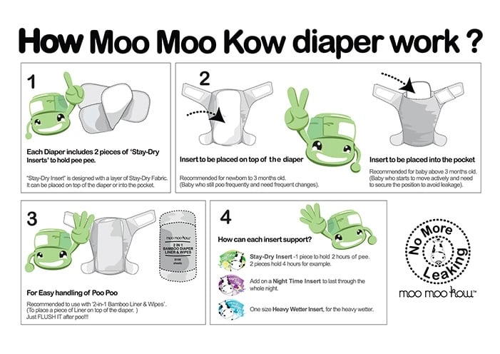 Buy moo moo kow Cloth Diapers Online